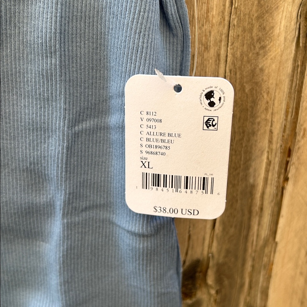Free People We The Free Hummingbird Tank in Allure Blue size XL - Picture 5 of 7